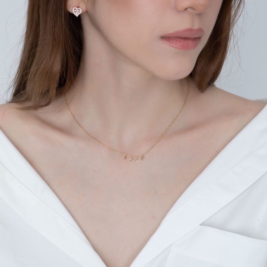 Collar de plata LOVE is you - Imagen 4