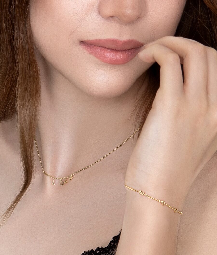 Collar de plata LOVE is you - Imagen 3