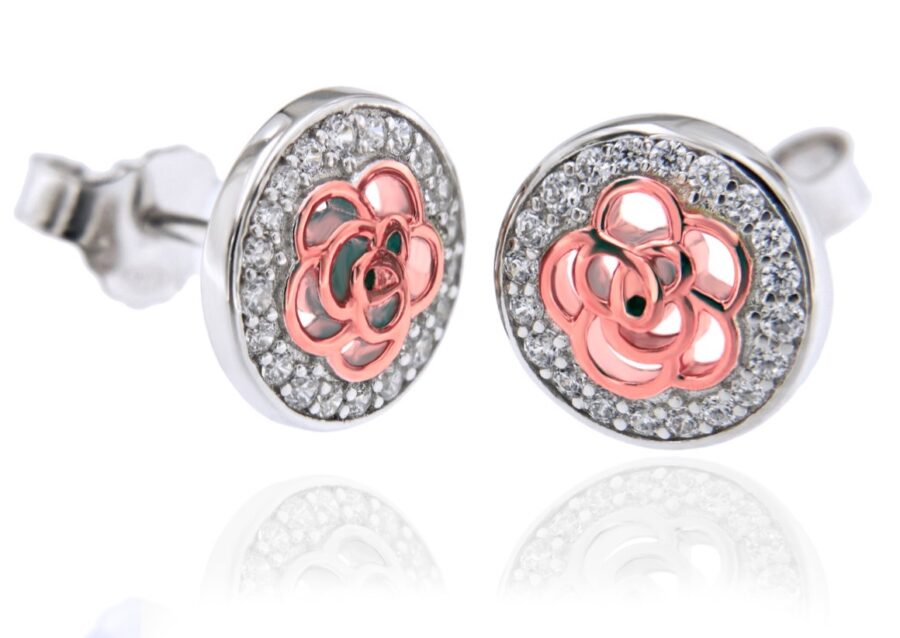 Aretes de plata Elegance in Bloom