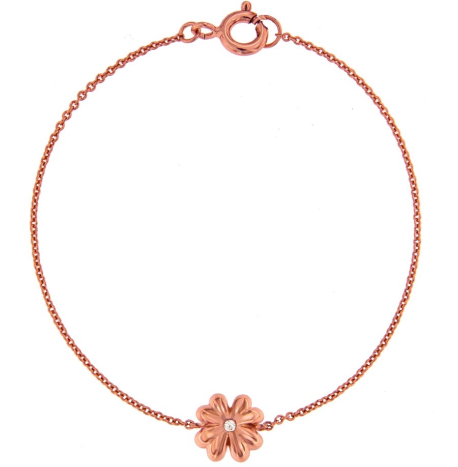 Pulsera de plata Sweetheart Clover - Imagen 2