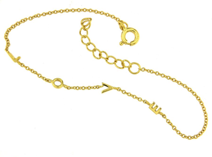 Pulsera de plata LOVE