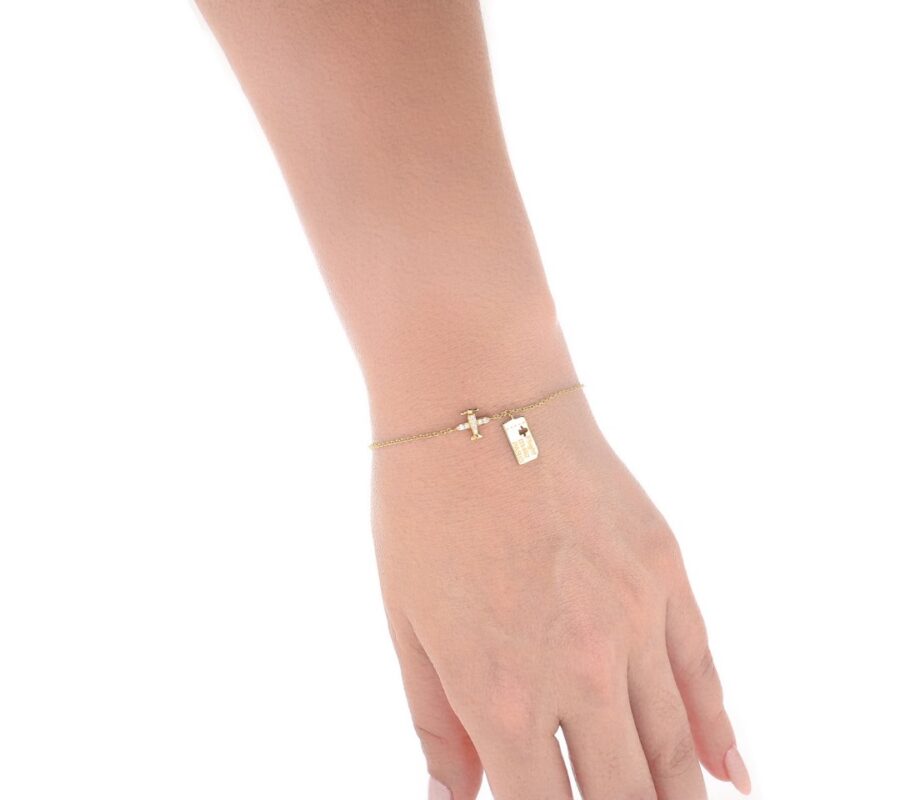 Pulsera de plata Travel Lovers - Imagen 4