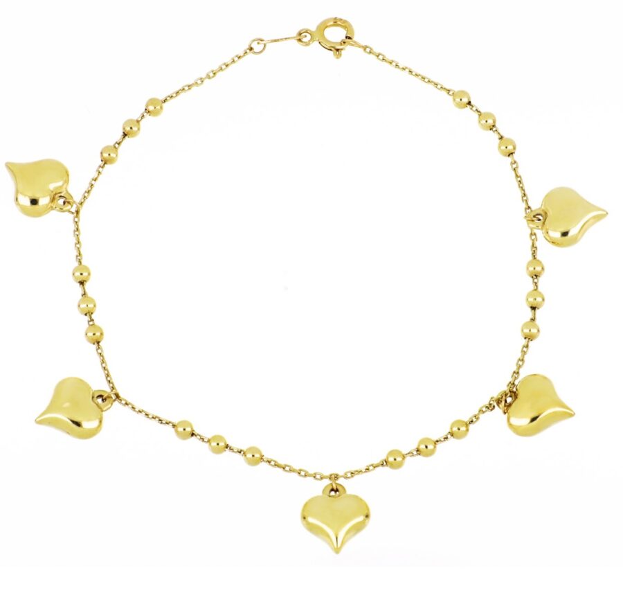 Pulsera de oro Five Reasons