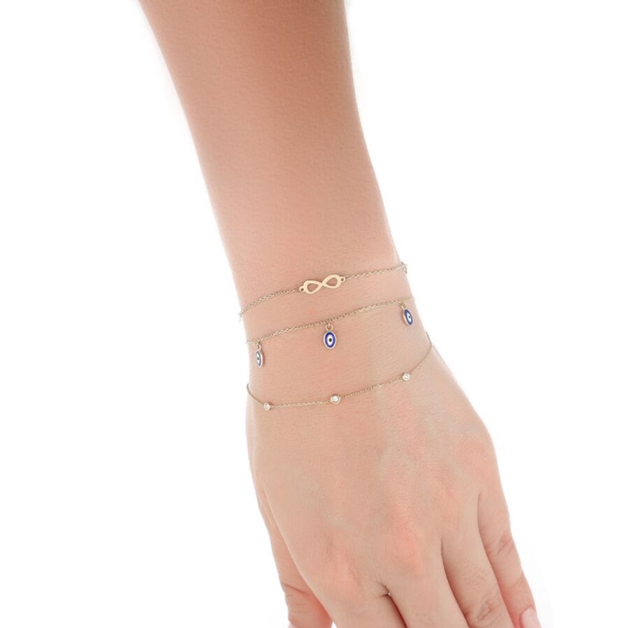 Pulsera de oro Wise Eye - Imagen 4