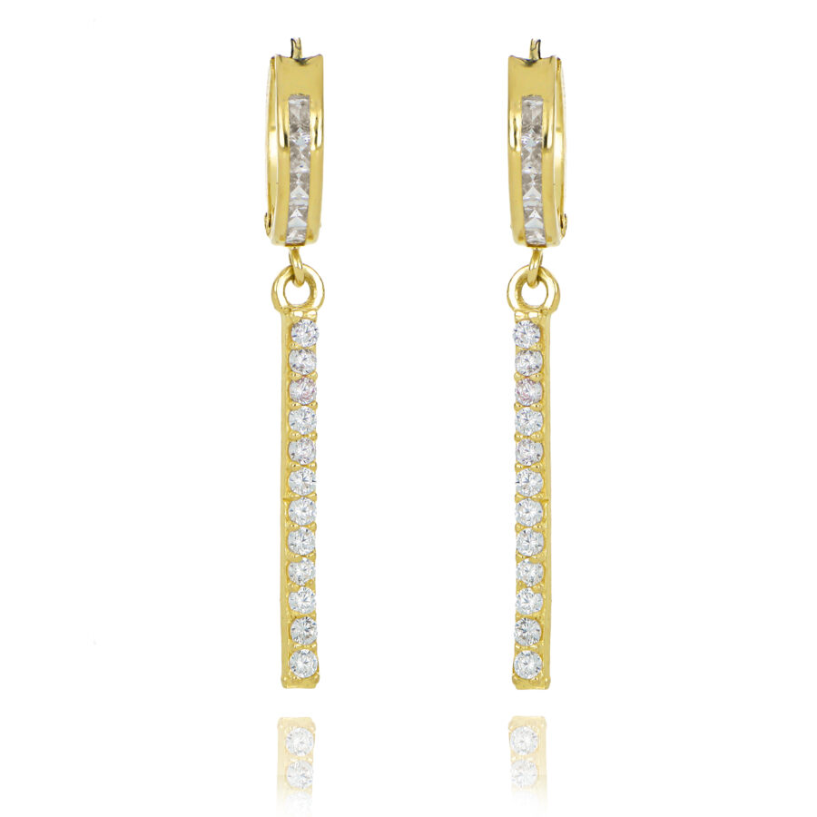 Aretes de oro Arracadas Dairy
