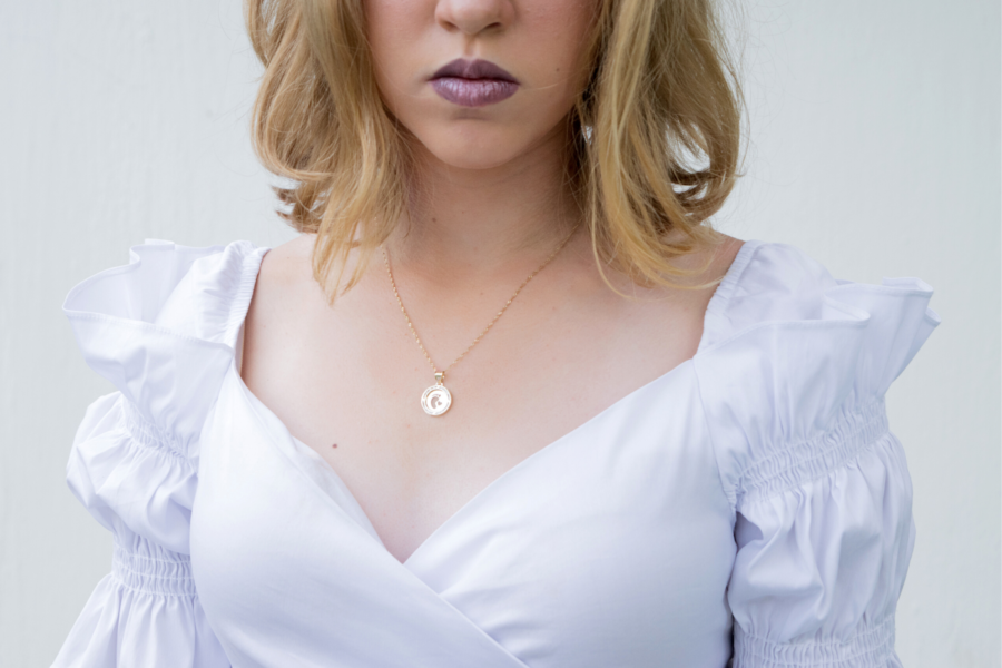 Dije de oro Baby footprint - Imagen 2